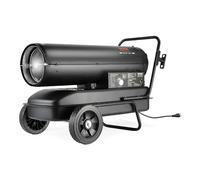 Chauffage à Air Pulsé au Kérosène Diesel-VEVOR-100000 BTU-Réservoir 38 L-pour Maison, Chantier, Industrie, Ateliers-Noir