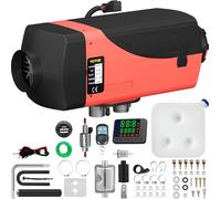 VEVOR Chauffage autonome diesel 2KW, réchauffeur d'air diesel 12V, chauffage d'air diesel 10 L, -40 ℃ - + 20 ℃ air chauffage diesel avec écran LCD LCD interrupteur silencieux, Air Heater chauffage alu
