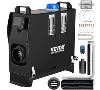 VEVOR Chauffage auxiliaire diesel 12 V 8 kW pour voiture, camping-car, bus avec télécommande, interrupteur LCD et 1 sortie d'air