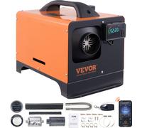 VEVOR Chauffage d'appoint Air Diesel 12 V 8 kW, Chauffage d'appoint Air Diesel, 0,16-0,62 L/h. Chauffage diesel pour voiture avec écran LCD & télécommande & commande Bluetooth-APP