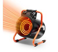 VEVOR Chauffage de serre, 2000 W, chauffage de tente de culture électrique portable, 2 vitesses, protection contre surchauffe, étanche IP24, chauffage rapide pour serre, salle de fleurs, lieu travail