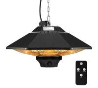 VEVOR Chauffage de terrasse suspendu 2000 W radiateur infrarouge télécommandé