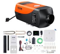 VEVOR Chauffage Diesel 12/24V 2kW 0,12-0,26L/h LCD Télécommande RV Intérieur