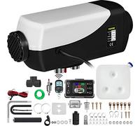 VEVOR Chauffage Diesel 12V 8KW en Aluminium, Silencieux et Commande à Distance Inclus, Consommation 0,11-0,51 (L/h), pour Camions RV Bateaux