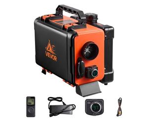 VEVOR Chauffage Diesel 5-8KW DC 12 V/24 V, Réchauffeur d'Air Diesel pour Stationnement, Tout-en-Un Portable, avec Télécommande et Écran LCD, Réservoir de Carburant 4,5 L, pour Camion Camping-car