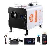 VEVOR Chauffage Diesel 8 kW, Réchauffeur d'Air Tout-en-Un 12/24/220 V, Contrôle par App Bluetooth, Télécommande et Écran d'Affichage, Alarme CO, Portable, Chauffage Rapide, pour Voiture Camping-car