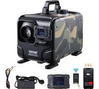 VEVOR Chauffage diesel 8 kW, 12 V/24 V, réchauffeur d'air diesel tout-en-un avec application Bluetooth, télécommande, écran et alarme de CO, chauffage rapide, horizontal, portable