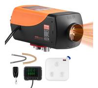 VEVOR Chauffage Diesel 8 kW DC 12-24 V, Réchauffeur d'Air Diesel Consommation 0,18-0,37 L/h, 8-36 ℃ Réglable, avec Télécommande, Écran Numérique et Réservoir de Carburant 10 L, pour Camion Bateau