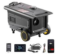 VEVOR Chauffage Diesel 8 kW DC 12 V/24 V, Réchauffeur de Stationnement Portable, avec Contrôle par Application Bluetooth, Télécommande et Écran LCD, Réservoir 5 L, Design Chariot, pour Camion