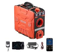 VEVOR Chauffage Diesel 8 kW DC 12 V/24 V, Réchauffeur de Stationnement Portable Tout-en-Un, avec Contrôle par Application Bluetooth, Télécommande et Écran LCD, Réservoir 4,5 L, Design Valise, Camion