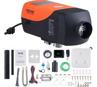VEVOR Chauffage diesel à air Chauffage auxiliaire 12&24 V 2 kW, Chauffage auxiliaire diesel à air Chauffage auxiliaire à air, 0,12-0,26 L/heure. Chauffage diesel avec écran LCD & télécommande Véhicule