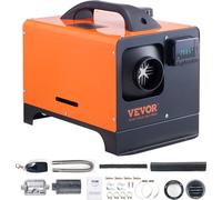 VEVOR Chauffage diesel à air Chauffage auxiliaire 12 V 5 kW, Chauffage à air Chauffage auxiliaire Air Diesel, 0,16-0, 52 L/heure. Chauffage diesel avec écran LCD & télécommande Chauffage Air Diesel bu