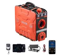 VEVOR Chauffage Diesel 8 kW DC 12 V/24 V, Réchauffeur de Stationnement Portable Tout-en-Un, avec Contrôle par Application Bluetooth, Télécommande et Écran LCD, Réservoir 4,5 L, Design Valise, Camion