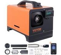 VEVOR Chauffage diesel portable 12 V 8 kW – LCD Bluetooth, 5 L, pour RV/auto, sans installation