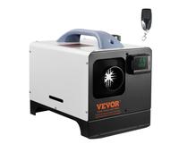 VEVOR Chauffage Diesel Tout-en-Un 5-8 kW, Réchauffeur d'Air Diesel 8 à 36 ℃ Réglable, avec Télécommande Écran LCD, Faible Consommation de Carburant, Portable pour Camion Caravane Camping-car Intérieur