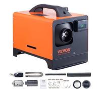 VEVOR Chauffage Diesel Tout-en-Un Portable 12 V 5 kW Réchauffeur d'air Diesel Chauffage Camping Car 0,16-0,52 L/h 8-36 °C Réglable 15-20 m²