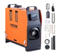 VEVOR Chauffage Diesel Tout-en-Un Portable 12 V 5-8KW 0,16-0,62 L/h Réchauffeur d'Air Diesel 8-36 ℃ Réglable 20-25 m² Contrôle Intelligente LCD Télécommande Réservoir 5 L pour Bateau RV Auto Intérieur