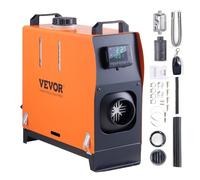VEVOR Chauffage Diesel Tout-en-Un Portable 12 V 8 kW 0,16-0,62 L/h Réchauffeur d'Air Diesel 8-36 ℃ Réglable 20-25 m² Contrôle Intelligente LCD Télécommande Réservoir 5 L pour Bateau RV Auto Intérieur