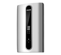 VEVOR Chauffe-Eau Électrique Instantané 18 kW Triphasé, Chauffe-Eau sans Réservoir pour Douche, Cuisine, Maison, Écran Tactile LED, Élément Chauffant en Aluminium Moulé, Température Réglable 30-55 °C