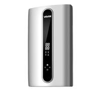 VEVOR Chauffe-Eau Électrique Instantané 18 kW Triphasé, sans Réservoir | pour Douche, Cuisine et Maison, avec Écran Tactile LED, Élément Chauffant en Aluminium Moulé, Température Réglable 30-55 °C