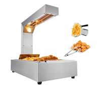VEVOR Chauffe-Frites Commercial 750 W 605x343 mm Lampe Chauffe-Plat en Inox Température 40-50 ℃ avec Pince pour Maintien au Chaud Pizza Poulet Frit Hamburger Aliments Buffet Cuisine Restaurant Stand