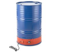 VEVOR Chauffe-fût en Métal, 1200 W, Bande Chauffante pour Baril 55 gallons, Largeur 125 mm, Thermostat Réglable 30°C-150°C, Ceinture Chauffante de Fûts de Graisse en Silicone Haute Efficacité, Orange