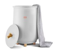 VEVOR Seau Chauffe Serviettes 20 L Température Réglable avec Minuterie Gris