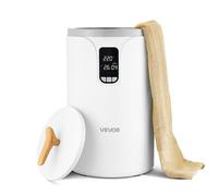 VEVOR Chauffe Serviettes 20 L, Seau Sèche-Serviettes pour Salle de Bain Spa, avec Écran LED, Réglage de la Température, Minuterie et Verrou de Sécurité, pour Couvertures Peignoirs, Maison, Blanc
