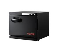 VEVOR Chauffe-serviettes 8 L, Armoire Chauffe-serviettes Capacité 12PCs, avec Clip et Support en Acier inoxydable, pour Spa, Barbier, Manucure, Massage, Salon de Beauté, Salle de Bain, Hôtel, Noir