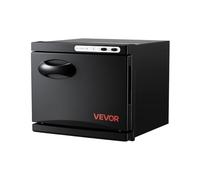 VEVOR Chauffe-serviettes 8 L, Armoire Chauffe-serviettes Capacité 12PCs, avec Clip et Support en Acier inoxydable, pour Spa, Barbier, Manucure, Massage, Salon de Beauté, Salle de Bain, Hôtel, Noir