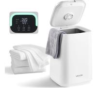 VEVOR Chauffe-serviettes Seau Appareil de chauffage 20 L avec affichage LED & réglage (minuterie & température) & serrure de sécurité & 4 crochets, Towel Warmer pour Spa Maison Salle de bains Buanderi