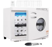 VEVOR Chauffe-Serviettes Stérilisateur 23 L Sèche-Serviettes avec Lumière UV et 2 Paniers en Acier Inoxydable Chauffage Rapide Convient pour Max 54 Serviettes Spa Salon de Beauté Salle de Bain Hôtel