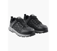 VEVOR Chaussures à embout en acier pour homme, taille 10,5 US, chaussures de sécurité pour hommes, chaussures de travail de construction industrielles, baskets de sécurité légères et respirantes, noir