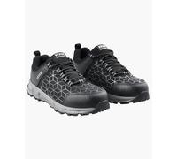 VEVOR Chaussures à Embout en Acier pour Hommes, Taille 11 US, Chaussures de sécurité pour Hommes, Chaussures de Travail de Construction industrielles, Baskets de sécurité légères et Respirantes, Noir