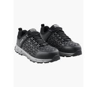 VEVOR Chaussures à embout en acier pour hommes, taille 11 US, chaussures de sécurité pour hommes, chaussures de travail de construction industrielles, baskets de sécurité légères et respirantes, noir