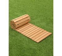 VEVOR Chemin de Jardin Bois Déroulant Allée Droite Extérieur Terrasse 244x43 cm