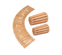 VEVOR Chemin de Jardin Bois Déroulant Allée Incurvée Extérieur Terrasse 218x43cm