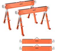 VEVOR Chevalet de Sciage Tréteau Pliable 2 PCS Charge 816,5 kg Hauteur Réglable