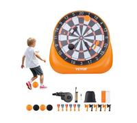 VEVOR Cible Foot Gonflable Jeu de Fléchettes Géante 2 m pour Jeux Plein Air