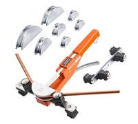 VEVOR Cintreuse Arbalète 6-22 mm Cintreuse Tube à Cliquet Manuelle Outil Cintrage Tube Cuivre Aluminium Compacte pour Réparation Climatisation Réfrigération, avec 7 Matrices en Alliage d'Aluminium