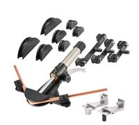 VEVOR Cintreuse Arbalète Hydraulique 6-22 mm Cintreuse Tube à Cliquet Tube Cuivre Aluminium Outil Cintrage Avant Arrière pour Réparation Climatisation Réfrigération, avec 7 Matrices Alliage Aluminium