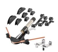 VEVOR Cintreuse Arbalète Hydraulique 6-22 mm Cintreuse Tube à Cliquet Tube Cuivre Aluminium Outil Cintrage Avant Arrière pour Réparation Climatisation Réfrigération, avec 7 Matrices Alliage Aluminium