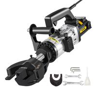 VEVOR Cintreuse de Barres Armature Électrique, 1500 W, Machine à Cintrer Hydraulique Portable, Angle Pliage 0-90° 10-25 mm, avec Mallette à Outils, Bidon d'Huile, Cintrage Facile, pour Barres d'Acier