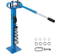 VEVOR Cintreuse Manuelle Presse de plancher en métal type de sol 7 matrices Poignée télescopique montable de 1-3 "