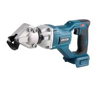 VEVOR Cisaille à Tôle, 20 V CC, Cisaille à Métaux sans Fil, avec Tête Pivotante 360°, Double Lame, pour Couper Acier Galvanisé 1,22 mm, Acier Inoxydable 1 mm, Aluminium, Plastique, Carton, 2800 SPM