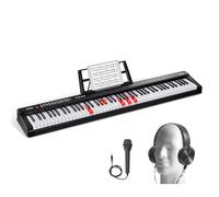 VEVOR Clavier piano numérique 88 touches semi-lestées, 1000 sons, Bluetooth, USB, casque