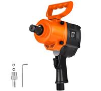 VEVOR Clé à Choc Pneumatique 25,4 mm, Mécanisme Impact à Double Marteau, Couple Inverse Max 1626 Nm, Réglage 6 Vitesses, 4600 tr/min, Clé Pneumatique pour Réparation Entretien Automobiles Intensifs