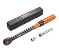 VEVOR ynamométrique 1/2 liquet, Plage 20-220 N·m / 14,8-162,4 lbf·ft, Double Échelle, Précision ±3 %, avec Rallonge, Adaptateur et Coffret, pour Réparation Automobile, Moto, Vélo