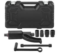 VEVOR Clé Multiplicateur de Couple 25,4 mm Rapport 1:58 Multiplicateur de Force avec 4 Douilles Coffret Démultiplicateur de Couple en Acier Allié pour Démontage d’Écrou de Roue Voiture Atelier Garage