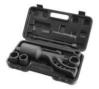 VEVOR Clé Multiplicateur de Couple 25,4 mm Rapport 1:64 Multiplicateur de Force avec 4 Douilles Coffret Démultiplicateur de Couple en Acier Allié pour Démontage d’Écrou de Roue Voiture Atelier Garage